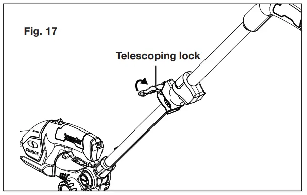 SUN JOE HJ605CC-RM Cordless Telescoping Grass Trimmer - fig 16