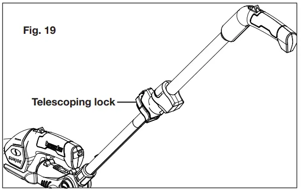 SUN JOE HJ605CC-RM Cordless Telescoping Grass Trimmer - fig 18