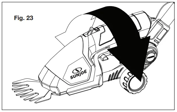 SUN JOE HJ605CC-RM Cordless Telescoping Grass Trimmer - fig 22