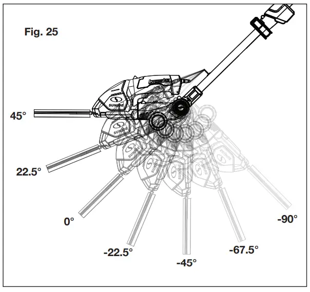 SUN JOE HJ605CC-RM Cordless Telescoping Grass Trimmer - fig 24