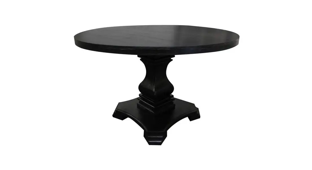 Best Master Furniture Y782rt-t Serdar 47 Inch Round Antique Black Dining Table Instruction Manual
