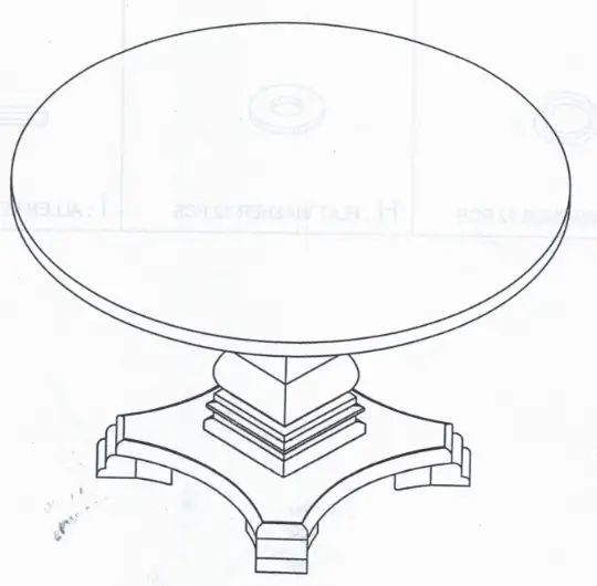 Best Master Furniture Y782RT T Serdar 47 Inch Round Antique Black Dining Table