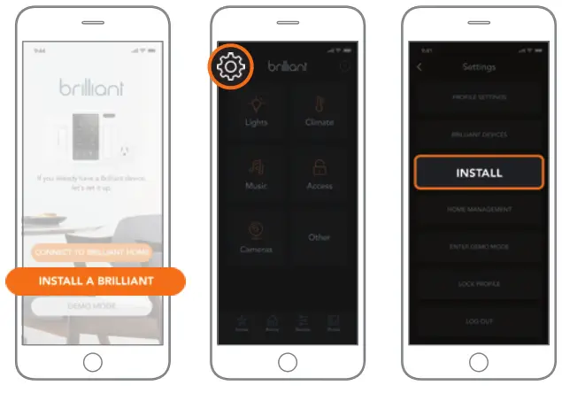 brilliant Smart Plug - Step 2 Follow installation guide in app
