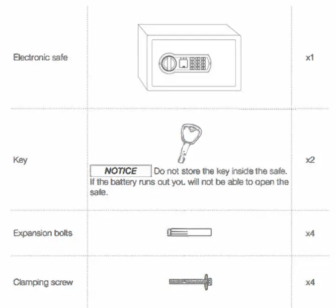 amazonbasics B078K4W8N9 Steel Home Security Safe fig (1)