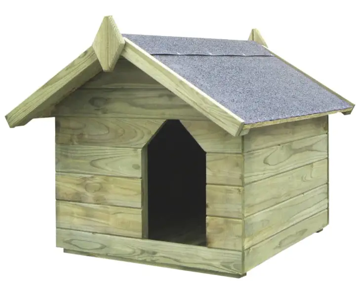 KERBL 81349 Dog House 4-Seasons 100x83x94 cm Brown