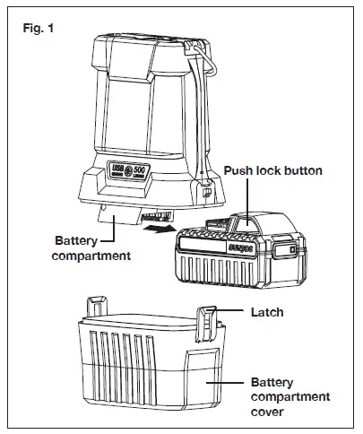 SUNJOE-24V-LGT500-LTE-Cordless-Lantern-2