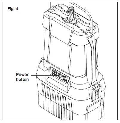 SUNJOE-24V-LGT500-LTE-Cordless-Lantern-5