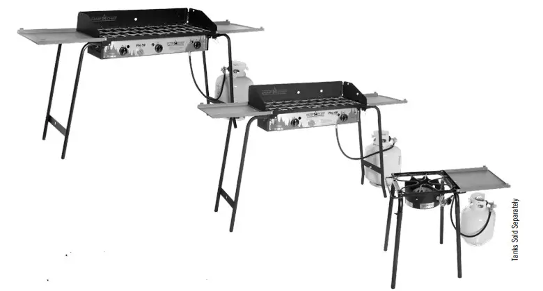 CAMP CHEF Single and Multiple Burner Outdoor LP Cooker