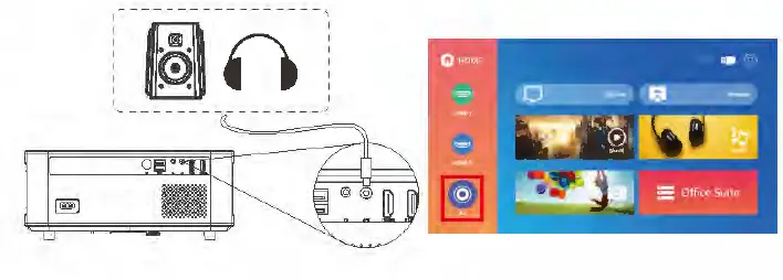 FunFlix RD-828E WiFi Projector Bluetooth Projector 18