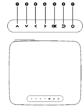 FunFlix RD-828E WiFi Projector Bluetooth Projector 2