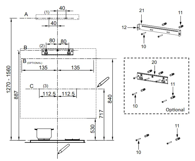 Midea MH90A3200B ES Cooker Hood - fig 2