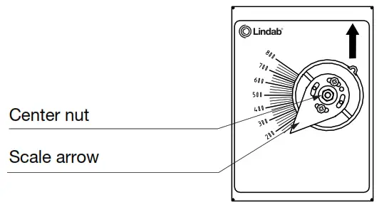 Lindab DAU Constant or Variable Flow Damper - Flow setting