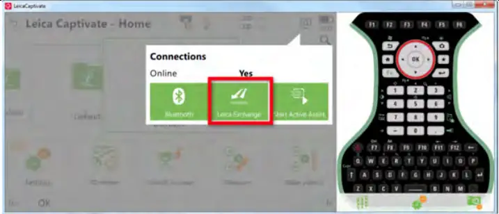 How to send and receive data to and from the field Working with Leica Exchange - fig 12