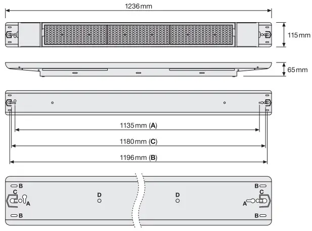 LOWBAY FLEX 1200 P / LOWBAY FLEX 1200 DALI P