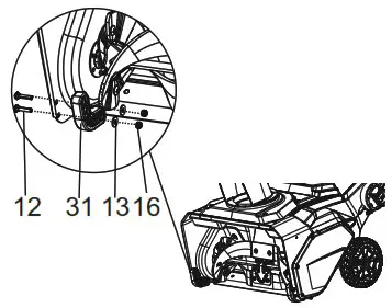 greenwork pro 2608402CO Snow Thrower - MAINTENANCE 4