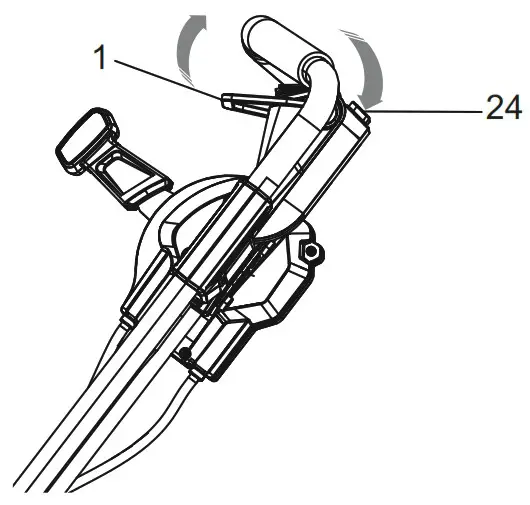 greenwork pro 2608402CO Snow Thrower - OPERATION 2