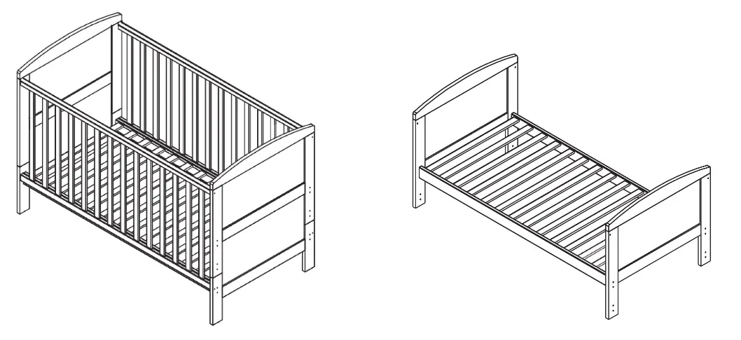 Icklebubba Coleby Mini Cot Bed Instruction 1