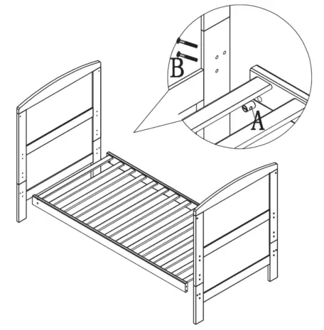 Icklebubba Coleby Mini Cot Bed Instruction - 4