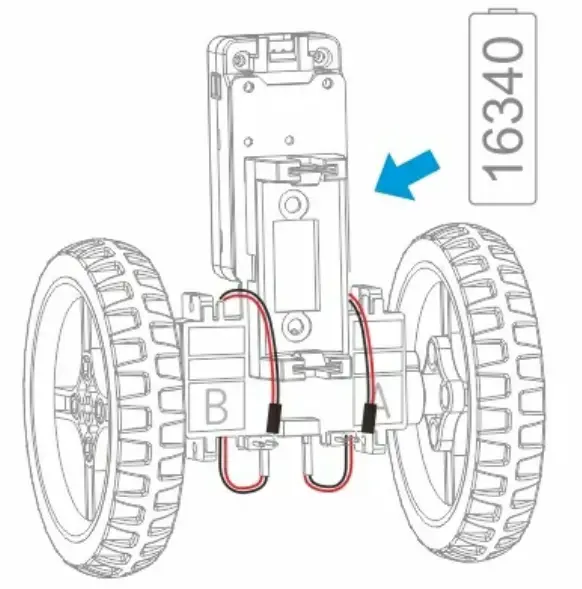 M5STACK ESP32-PICO-D4 BalaC PLUS Two-Wheeled Balance Car PID Programming Learning Smart Car Graphics - fig 7