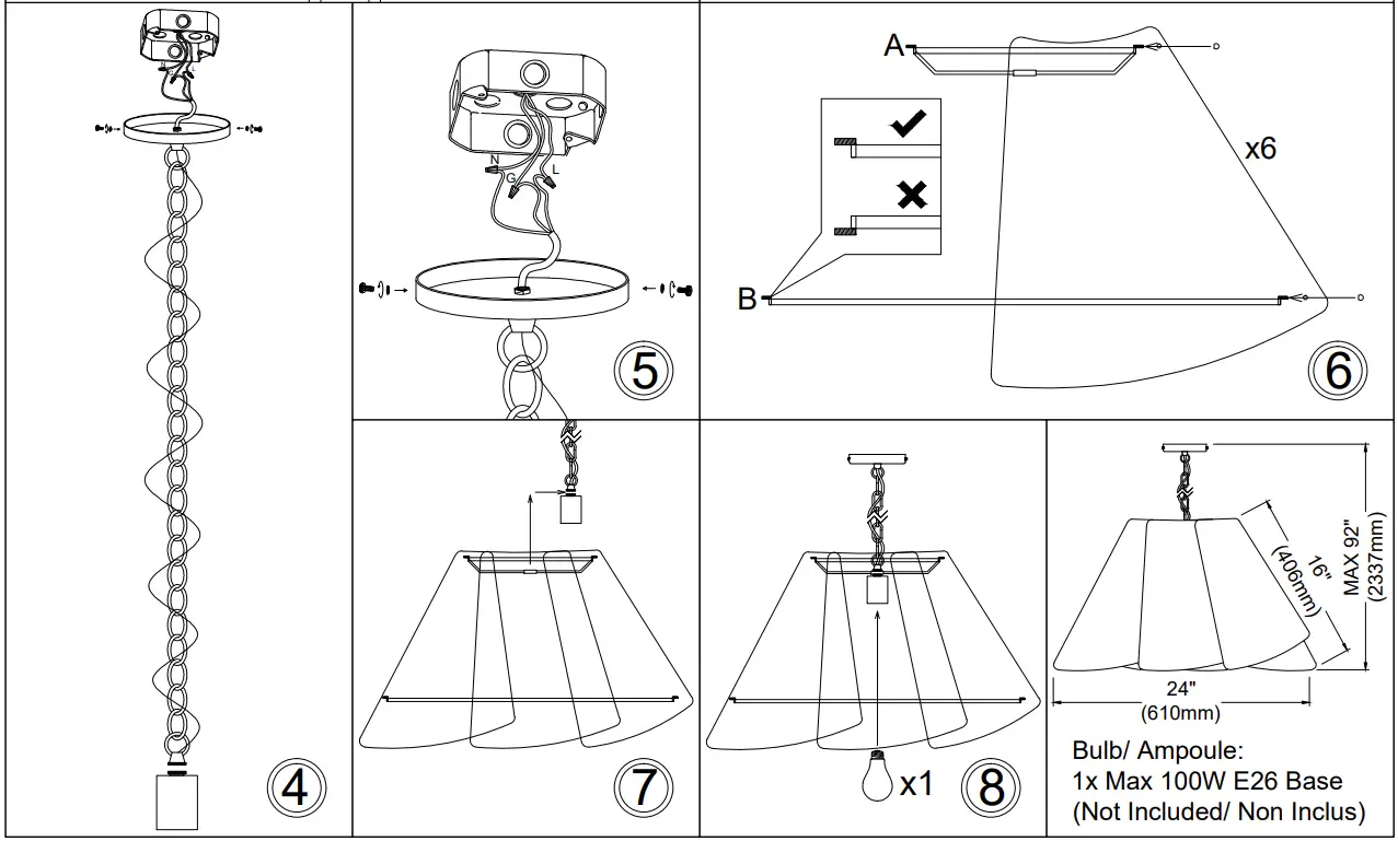Dainolite-PHA-241P-MB-500-Philomena-Grey-Transitional-Cone-Pendant-Light-4