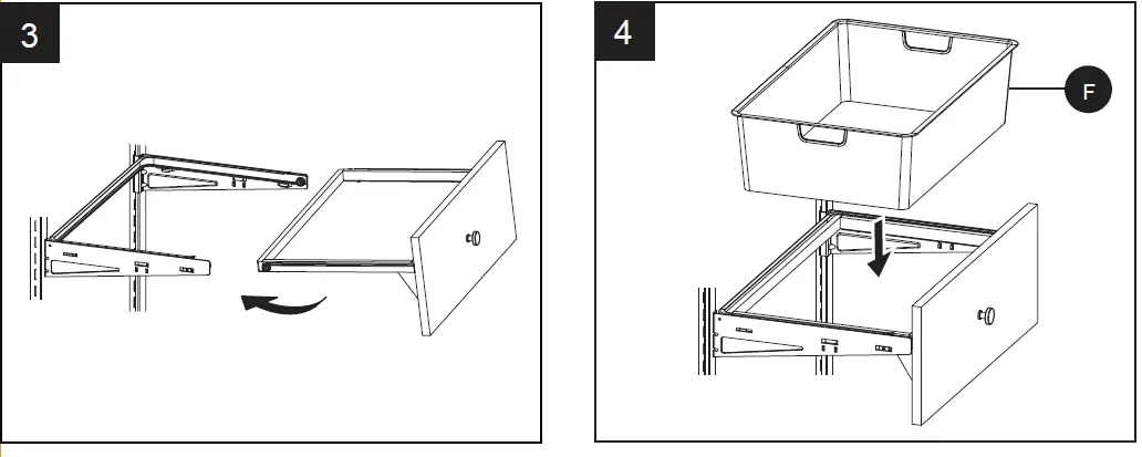 Origin 21 WD2LMDK-16-W Large Wood Drawer Kit 6