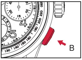 BREITLING PREMIER B25 DATORA 42 Stainless Stee - pushpiece
