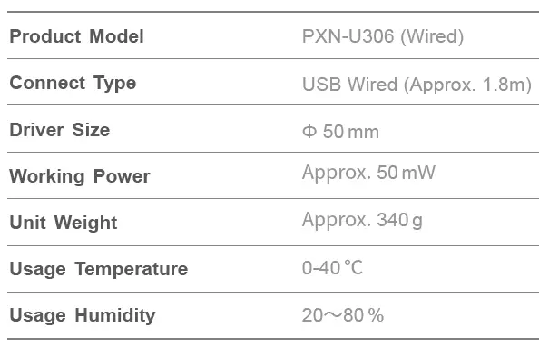 PXN U306 Wired Gaming Headset 7