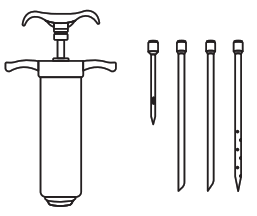 RAZORRI Comodo C60 Marinade Injector Kit - 4