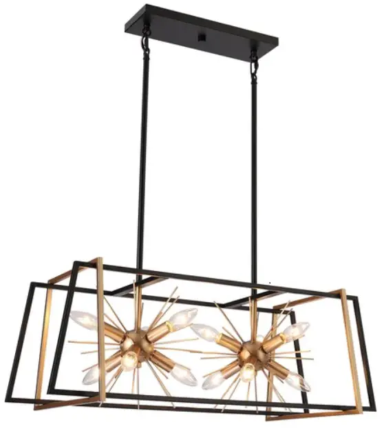 ZEVNI A04470 Batam 15 Inch Chandelier