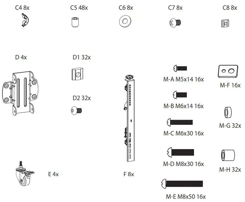 HAGOR 5803 HA VWT 2x2 Portrait - Scope of delivery 2