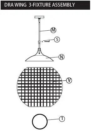 HINKLEY-19675-Open Air-Maddox-LED-24 inch-Black-Outdoor-Pendant-3