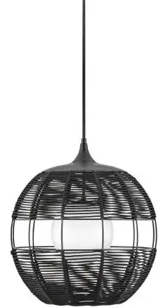 HINKLEY-19675-Open Air-Maddox-LED-24 inch-Black-Outdoor-Pendant