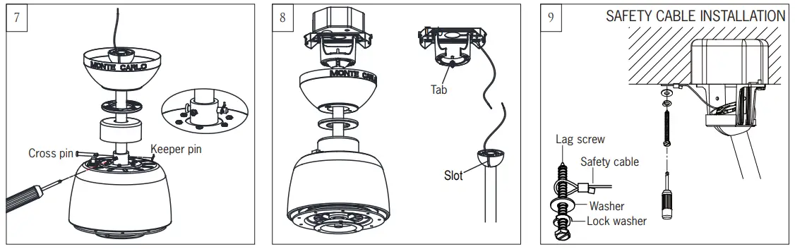 MONTE CARLO 3AVLR54BSD Avila 54 LED 54 inch Brushed Steel Fan - Fig 3