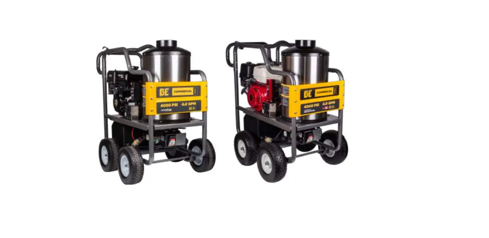 Be Pressure Commercial Series Hot Water Washer User Manual