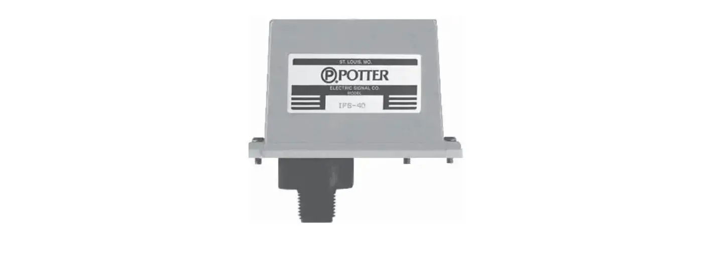 Potter Ips Series Industrial Pressure Switch Owner's Manual