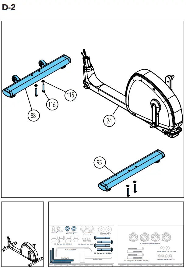 TUNTURI C20 Cross Trainer - fig 6