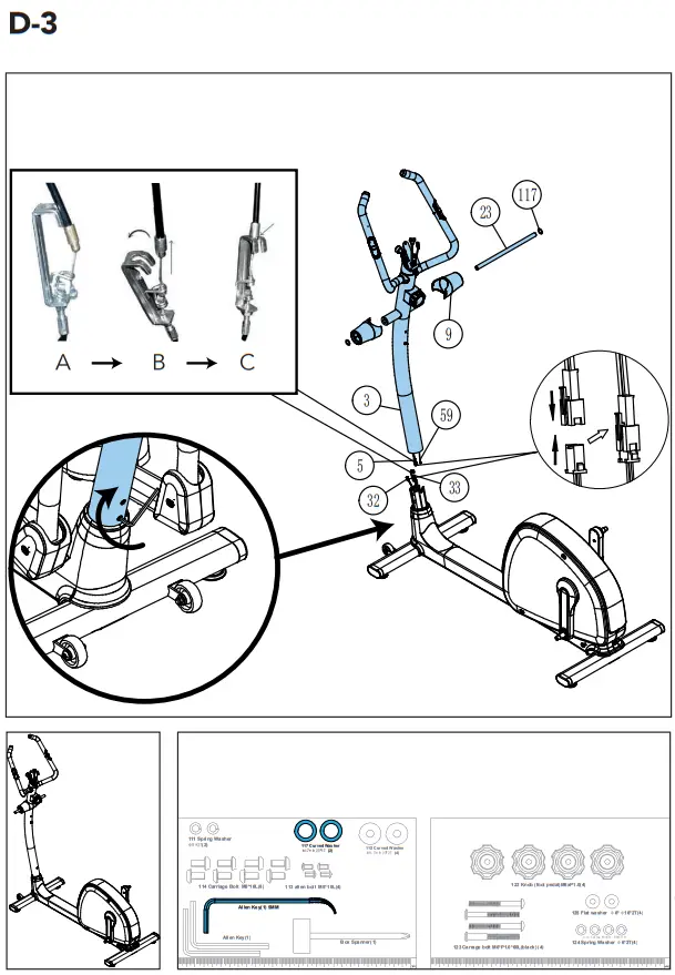 TUNTURI C20 Cross Trainer - fig 7
