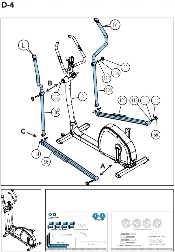 TUNTURI C20 Cross Trainer - fig 8
