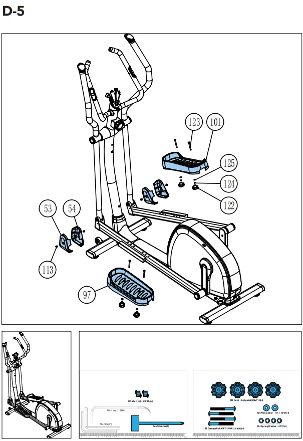 TUNTURI C20 Cross Trainer - fig 9