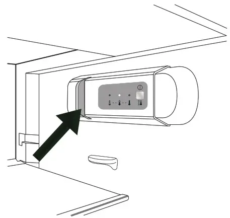 IKEA 104 999 18 HUTTRA Under Counter Fridge - Controls 3