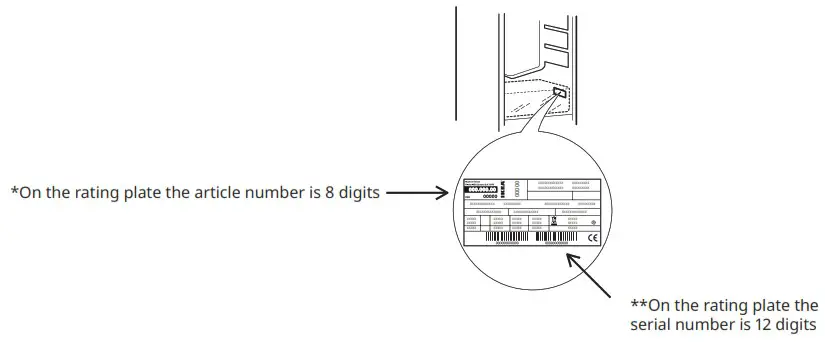 IKEA 104 999 18 HUTTRA Under Counter Fridge - Installation 1