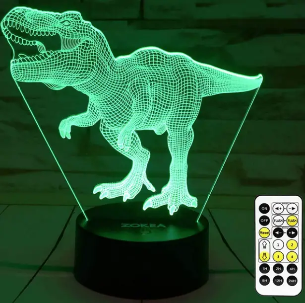 ZOKEA-PT8inch-Dinosaur-Toys-T-Rex-3D-Night-Light-Product