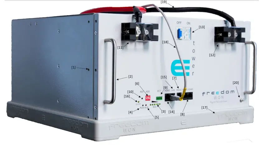 Freedom WON eTower Lithium Iron Phosphate Battery Modules -