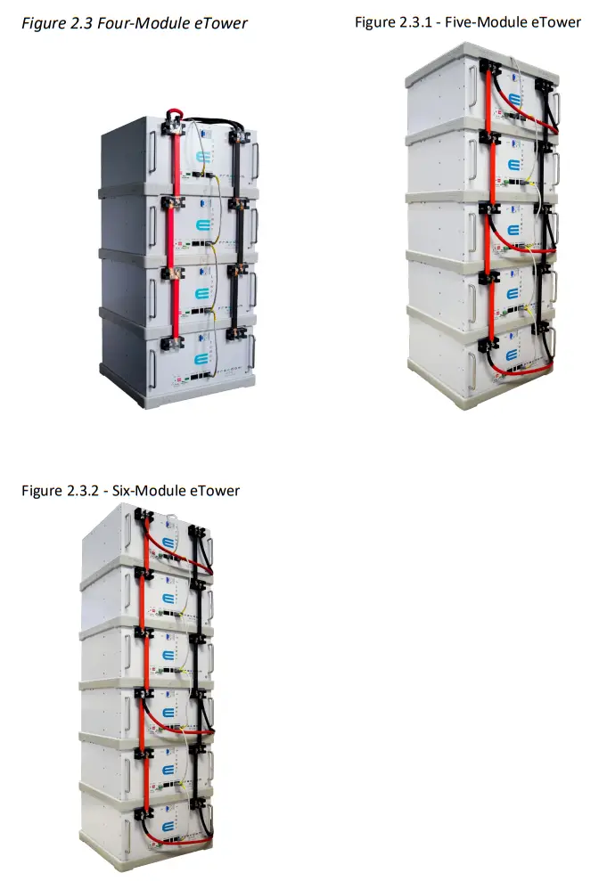 Freedom WON eTower Lithium Iron Phosphate Battery Modules - Tower