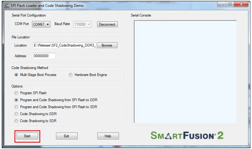 Microsemi-SmartFusion2-SoC-FPGA-Code-Shadowing-from-SPI-Flash-to-DDR-Memory-11