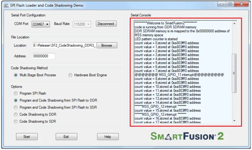 Microsemi-SmartFusion2-SoC-FPGA-Code-Shadowing-from-SPI-Flash-to-DDR-Memory-14