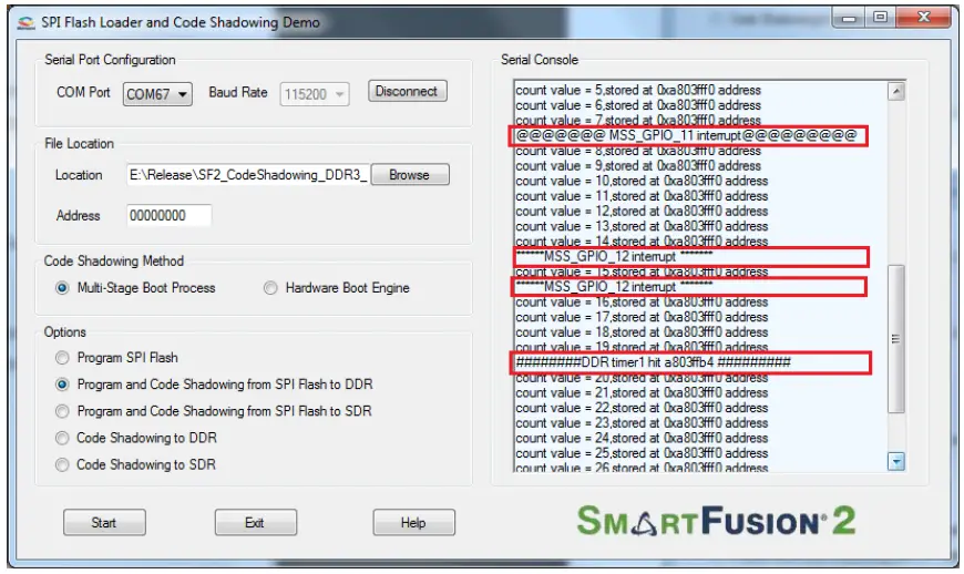 Microsemi-SmartFusion2-SoC-FPGA-Code-Shadowing-from-SPI-Flash-to-DDR-Memory-15