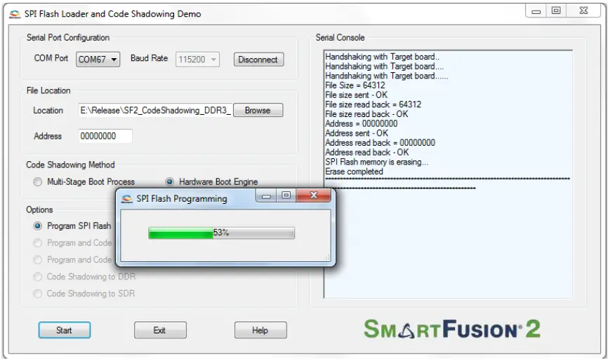 Microsemi-SmartFusion2-SoC-FPGA-Code-Shadowing-from-SPI-Flash-to-DDR-Memory-17