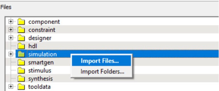 Microsemi UG0932 Image Scaler - Import files
