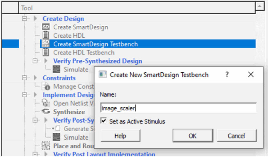 Microsemi UG0932 Image Scaler - Testbench Name